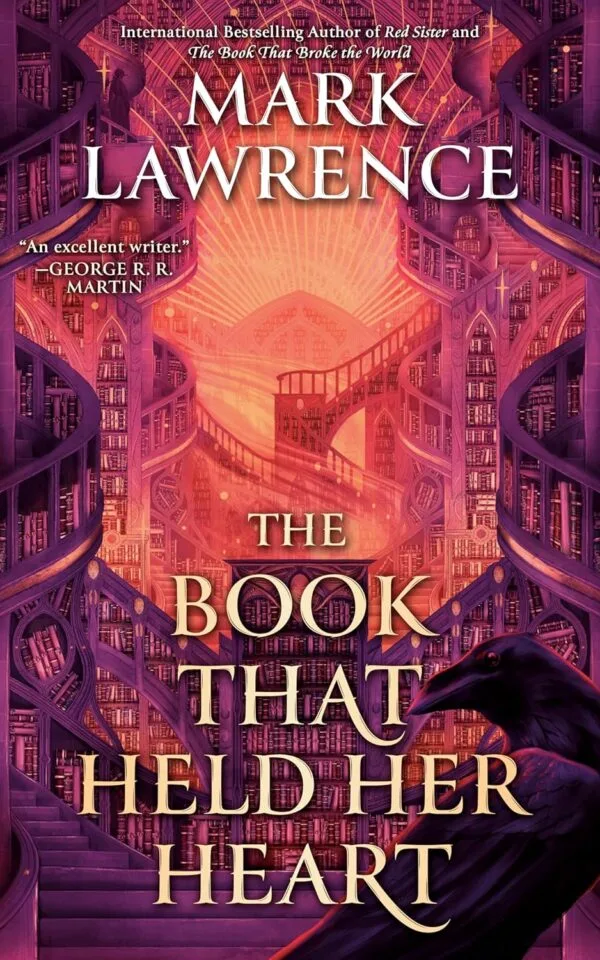 The Book That Held Her Heart by Mark Lawrence original English edition cover