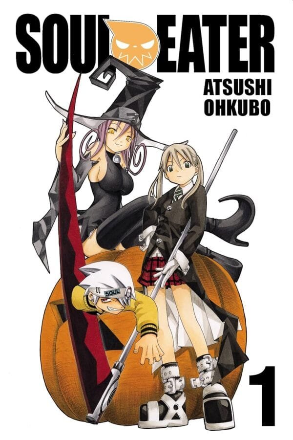 Soul Eater Vol.1 Manga Cover by Atsushi Ohkubo - Mabooko Morocco