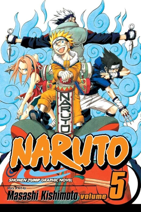Naruto Vol. 5 Manga Cover Morocco