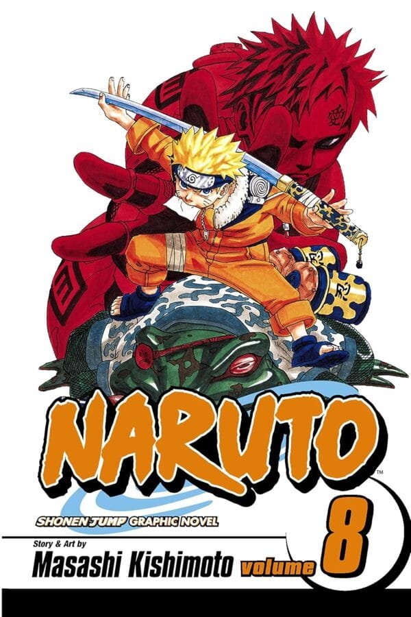 Naruto Vol 8 by Masashi Kishimoto manga cover in Morocco