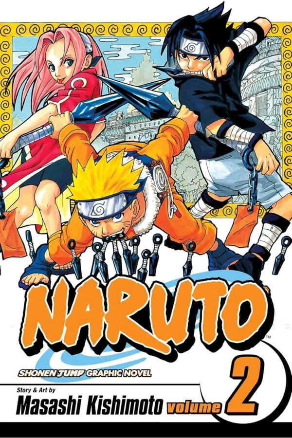 Naruto Vol 2 manga cover English edition Morocco Mabooko