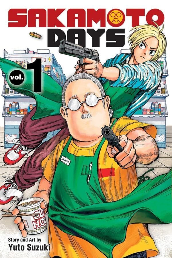 Sakamoto Days Vol. 1 Manga Cover by Yuto Suzuki - Mabooko Morocco