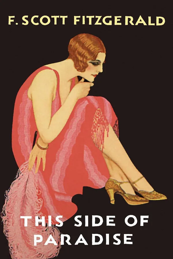 This Side of Paradise by F. Scott Fitzgerald Book Cover - English Edition