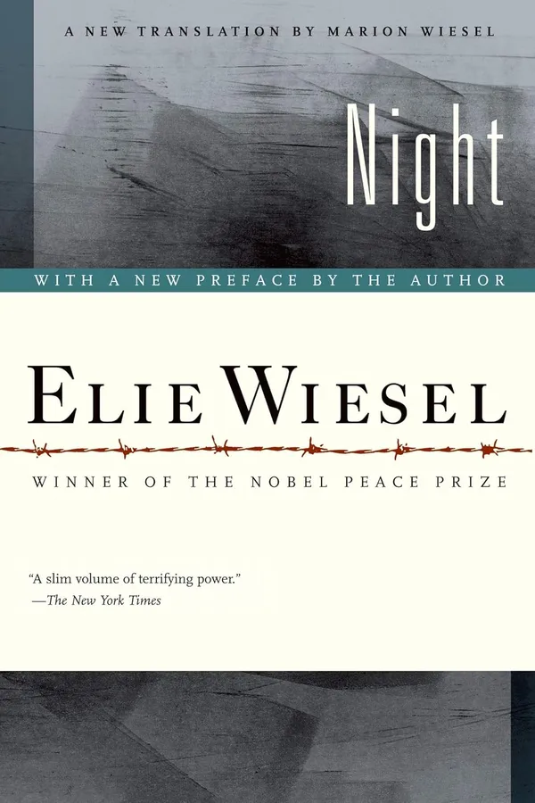 Front cover of Night by Elie Wiesel original English paperback book