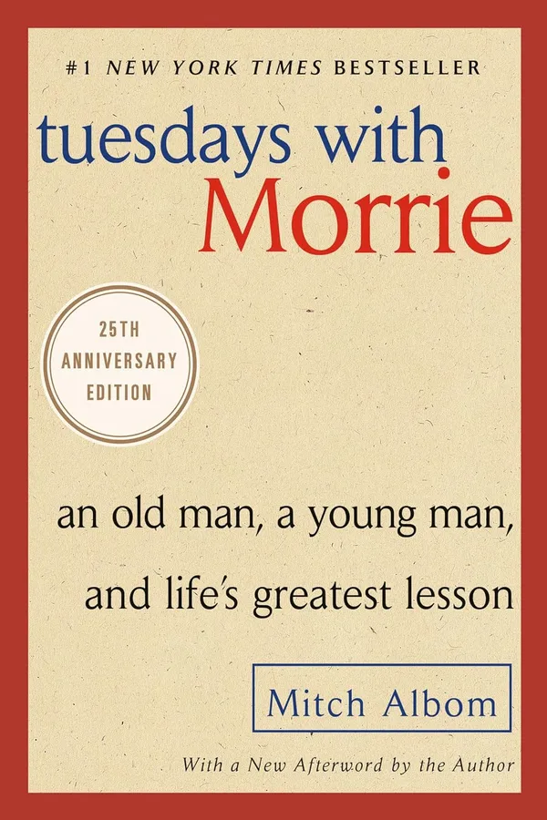 Tuesdays with Morrie by Mitch Albom original English book cover