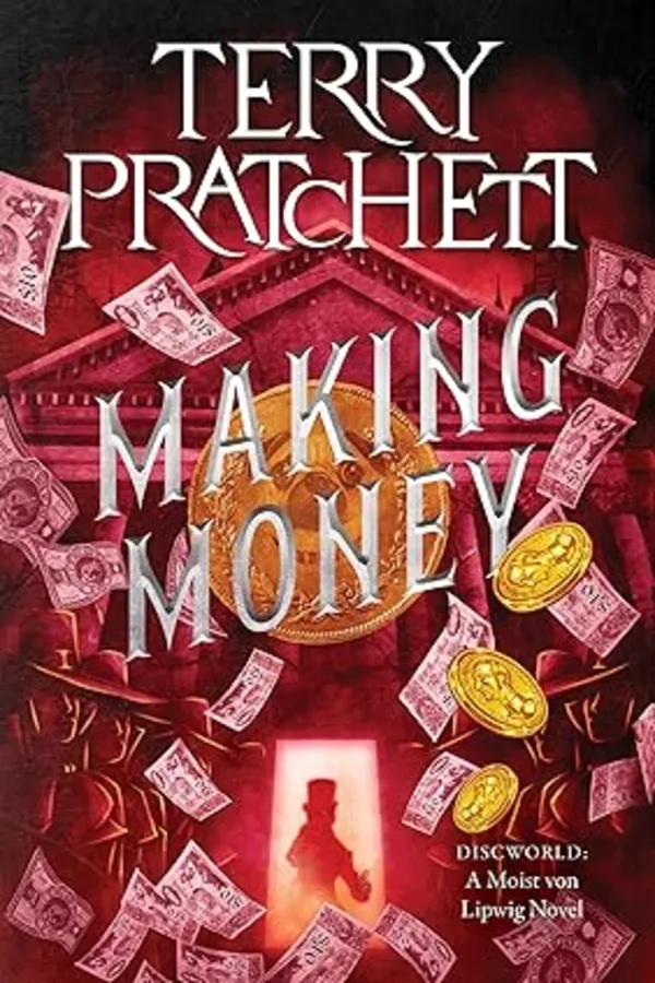 Making Money by Terry Pratchett original English book cover - Available at Mabooko Morocco with Free Shipping and Cash on Delivery"