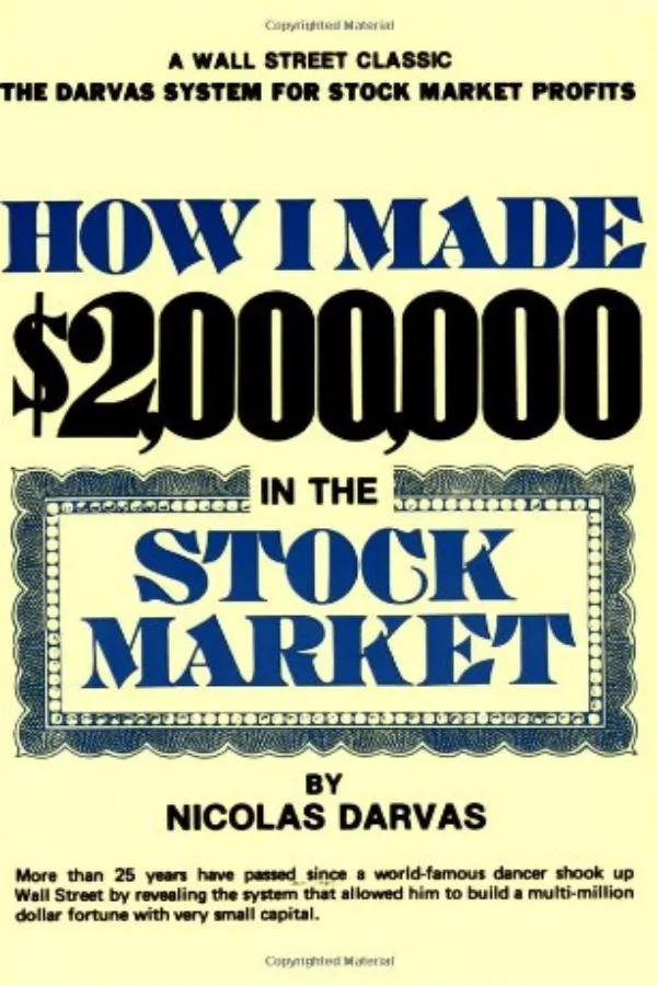 How I Made Two Million Nicolas Darvas Morocco