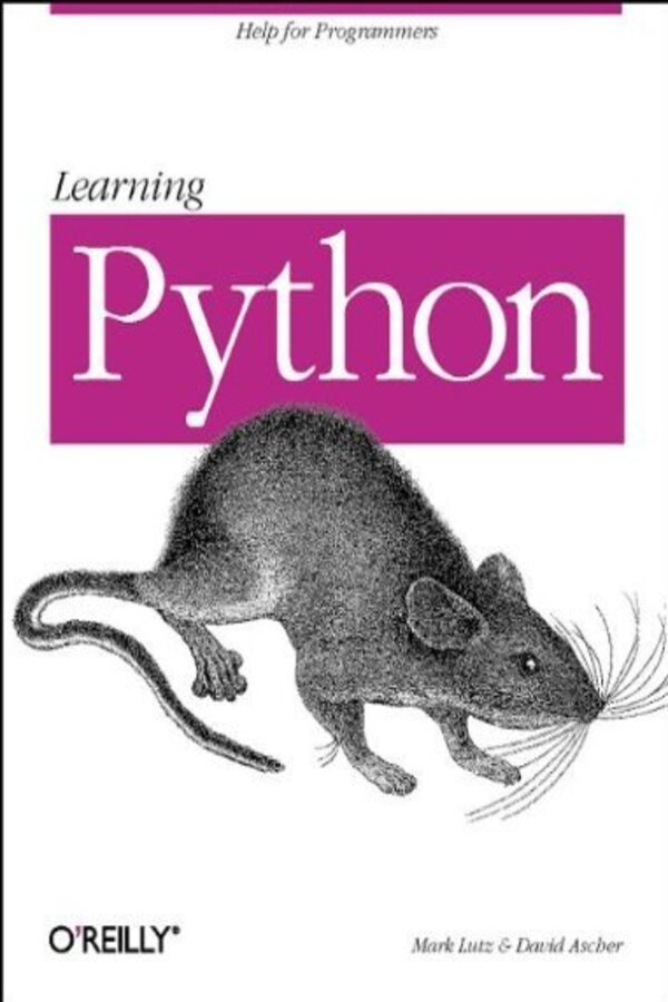 Learning Python by Mark Lutz Book Cover Morocco