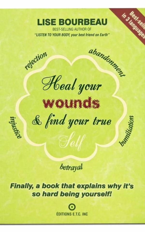 Heal Your Wounds and Find Your True Self book cover on Mabooko Morocco