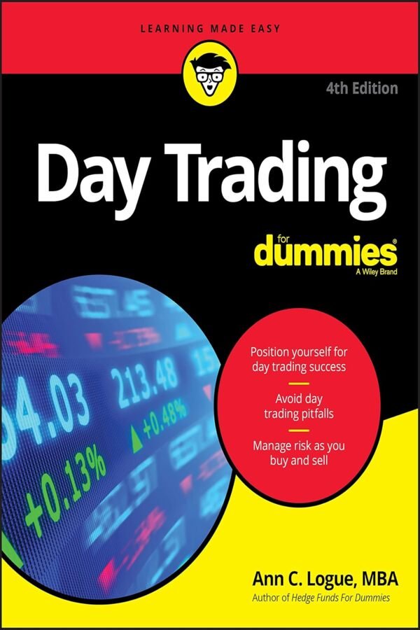 Day Trading For Dummies, 4th Edition Book Cover - Mabooko Morocco