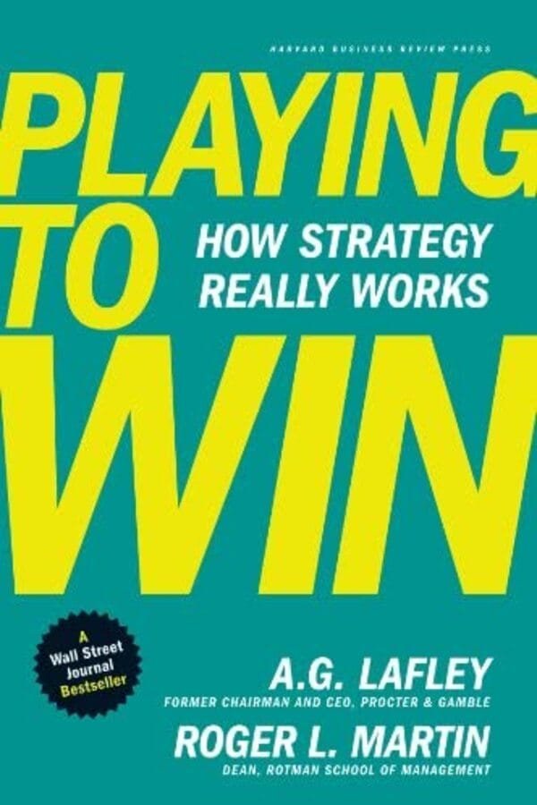 Playing to Win by Alan G. Lafley Book Cover - Mabooko Morocco