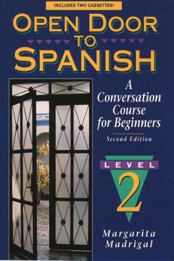 Open Door to Spanish: Book 2 (2nd Edition) by Margarita Madrigal cover on Mabooko Morocco