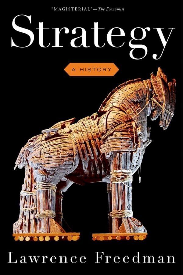 Strategy by Lawrence Freedman book cover Mabooko Morocco