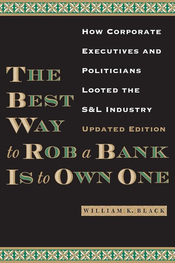 The Best Way to Rob a Bank is to Own One book cover - Mabooko Morocco