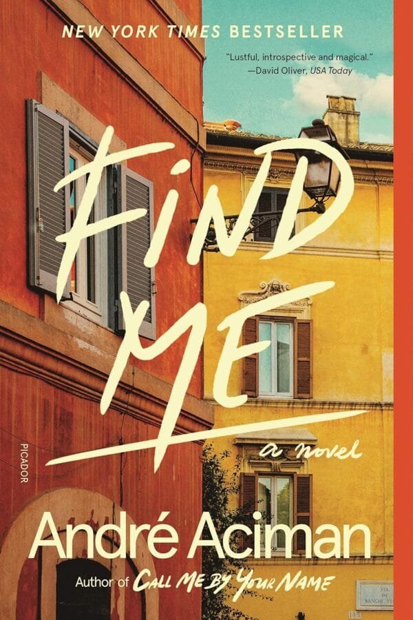 Find Me by André Aciman Book Cover Mabooko Morocco