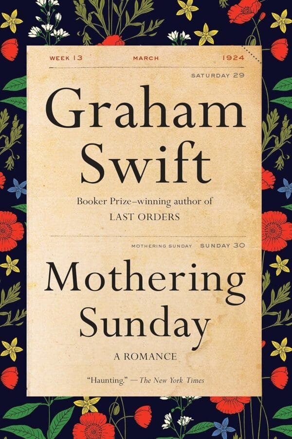 Mothering Sunday by Graham Swift book cover on Mabooko Morocco