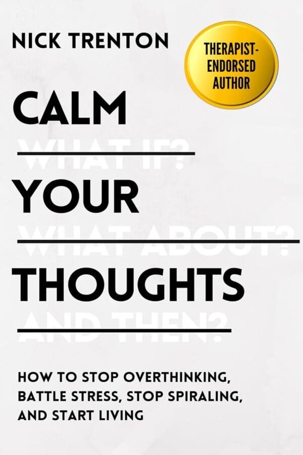 Calm Your Thoughts by Nick Trenton original book cover available at Mabooko bookstore Morocco