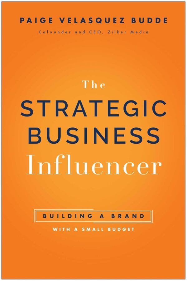 Strategic Business Influencer by Paige Velasquez Budde book cover at Mabooko Morocco