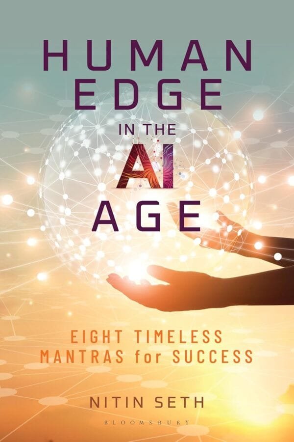 Human Edge in the AI Age by Nitin Seth book cover - Mabooko Morocco
