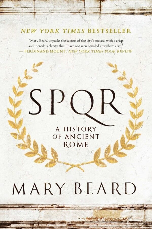 SPQR by Mary Beard book cover on Mabooko Morocco