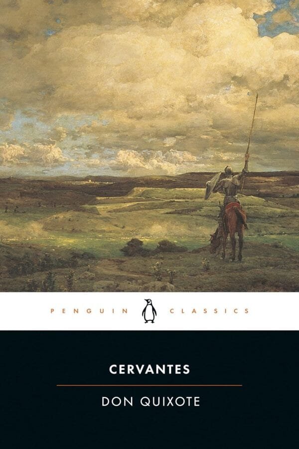 Don Quixote by Miguel de Cervantes book cover - Mabooko Morocco