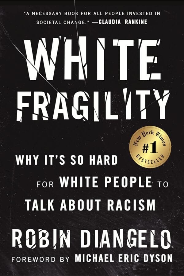 White Fragility by Robin DiAngelo book cover available at Mabooko Morocco
