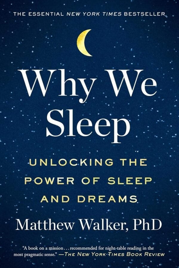 Why We Sleep by Matthew Walker PhD Book Cover Mabooko Morocco
