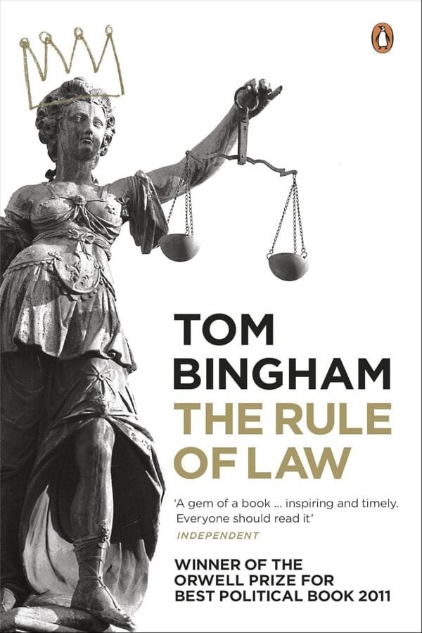 The Rule of Law by Tom Bingham book cover - Mabooko Morocco